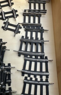 Fleischmann Spur 0 Gleise mit Pappschwellen 26 St�ck