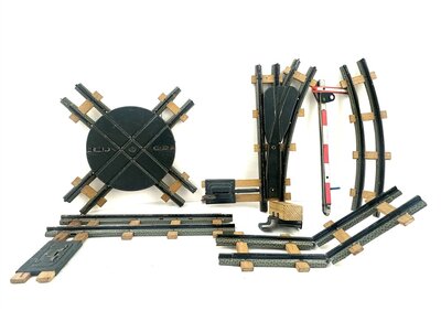 Biller Bahn Drehscheibe Handbetrieb mit Extras Spur 0e