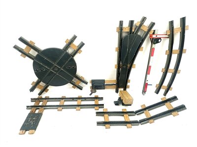 Biller Bahn Drehscheibe Handbetrieb mit Extras Spur 0e