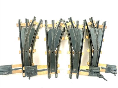 Biller Bahn 4 Weichen Handbetrieb Spur 0e