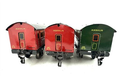 M�rklin 17210 3 Personenwagen aus Blech in Spur 0