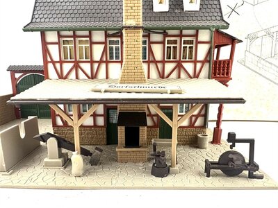Vollmer 3696 H0 Fachwerkhaus Dorfschmiede