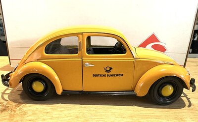 Solido Modellauto VW Käfer Coccinelle Bundespost 1:17