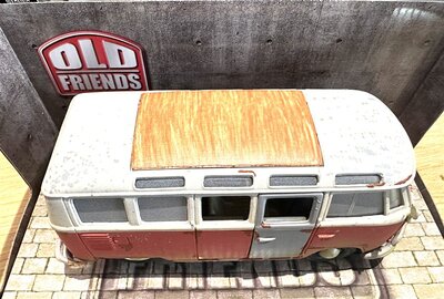 Maisto VW Bus Samba Old Friends 1:25