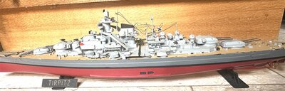 TIRPITZ Schlachtschiff Bausatz Weltkrieg II