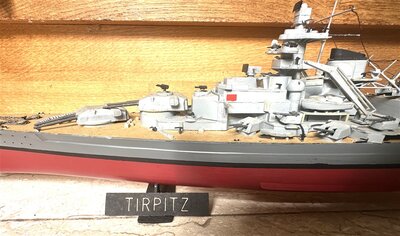 TIRPITZ Schlachtschiff Bausatz Weltkrieg II