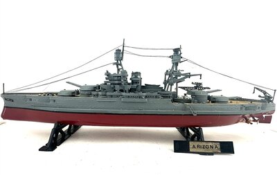 Arizona USS Schlachtschiff Bausatz Weltkrieg II