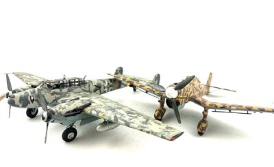 Jagdflugzeuge und Bomber 7 St�ck Weltkrieg II 1:48