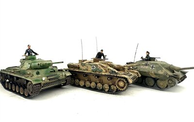 Jagdpanzer Panzer 3 St�ck Weltkrieg II 1:35