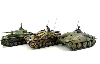 Jagdpanzer Panzer 3 St�ck Weltkrieg II 1:35