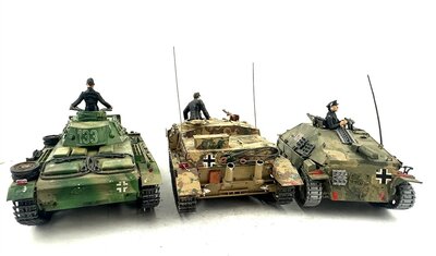 Jagdpanzer Panzer 3 St�ck Weltkrieg II 1:35