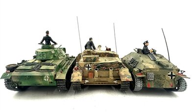 Jagdpanzer Panzer 3 St�ck Weltkrieg II 1:35