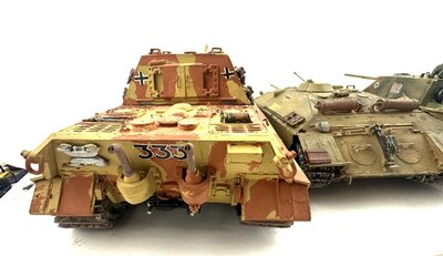 Tiger und weitere Panzer 3 St�ck Weltkrieg II 1:35