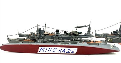 Hasegawa 6 Kriegsschiffe Japanese Navy Destroyer lackiert 1:700