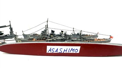 Hasegawa 6 Kriegsschiffe Japanese Navy Destroyer lackiert 1:700