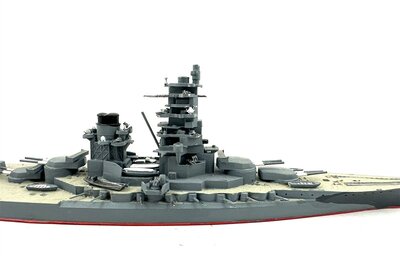 Hasegawa WL118 Kriegsschiff Hyuga lackiert 1:700