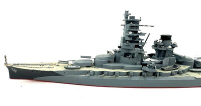 Hasegawa WL118 Kriegsschiff Hyuga lackiert 1:700