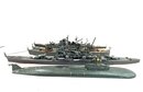 Hasegawa 4 Kriegsschiffe & ein U-Boot lackiert 1:700