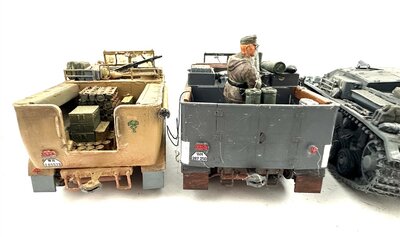 Panzer & Halbkettenfahrzeuge 4 St�ck Weltkrieg II 1:35