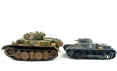 Tamiya Panzerkampfwagen Ausf. B + F WWII 1:35