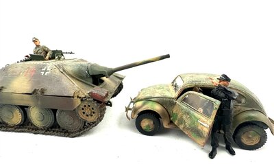 Tamiya Jagdpanzer 38 t + VW K�fer WWII 1:35