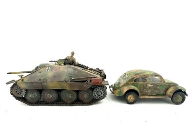 Tamiya Jagdpanzer 38 t + VW K�fer WWII 1:35