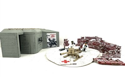 Bunker mit Figuren WWII 1:35