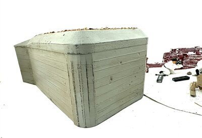 Bunker mit Figuren WWII 1:35