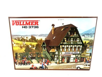 Vollmer 3736 H0 Gasthaus mit Metzgerei