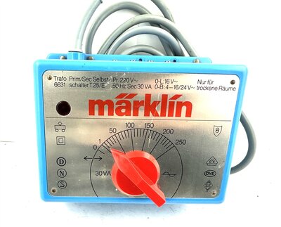 M�rklin 6631 H0 Tranformator 30 VA