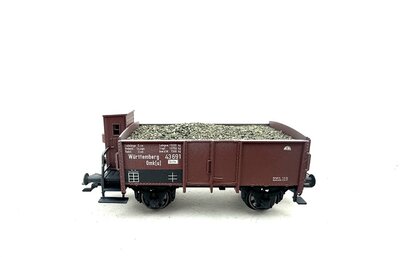 M�rklin 46039 H0 Hochbordwagen 0mk der KWStE