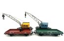M�rklin H0 2 Kranwagen mit Flachwagen der DB