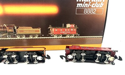 M�rklin 8882 US Dampflok BR 5400 mit Begleitwagen Pennsylvania Railroad Spur Z