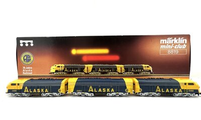 M�rklin 8819 US Diesellok Alaska Railroad F7 3-teilig in Spur Z
