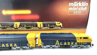 M�rklin 8819 US Diesellok Alaska Railroad F7 3-teilig in Spur Z