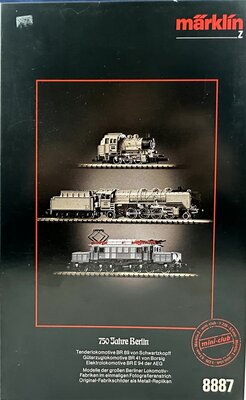 M�rklin 8887 Lokomotivpackung 750 Jahre Berlin in Spur Z