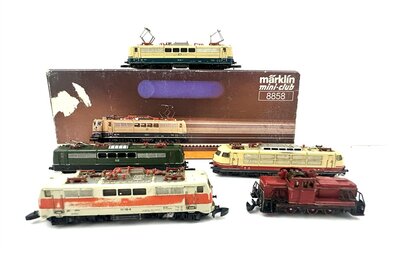 M�rklin Lokomotiven Konvolut zum basteln in Spur Z