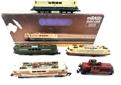 M�rklin Lokomotiven Konvolut zum basteln in Spur Z