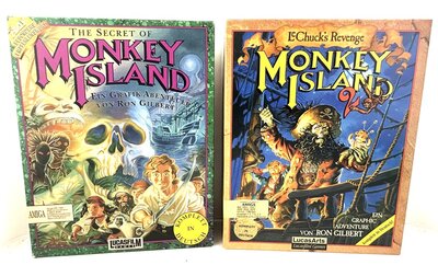 Amiga Commodore Spiel The Secret of Monkey Island 1 & 2 BIG BOX