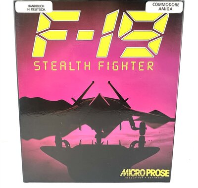 Amiga Commodore Spiel F-19 Stealth Fighter
