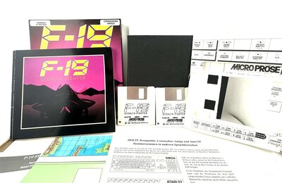 Amiga Commodore Spiel F-19 Stealth Fighter