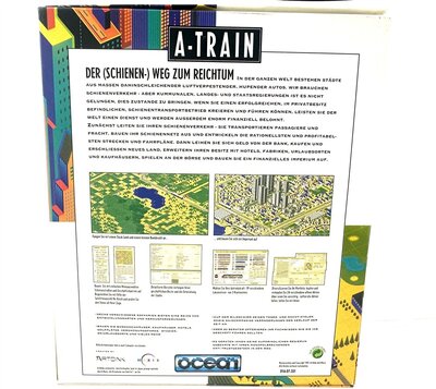 Amiga Spiel A-Train Z�ge, St�dte und Geld