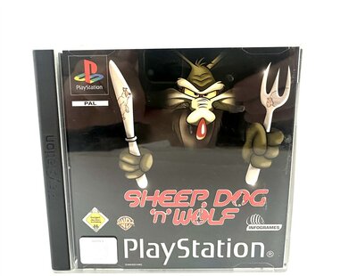 PlayStation Sheep Dog n Wolf Spiel PAL