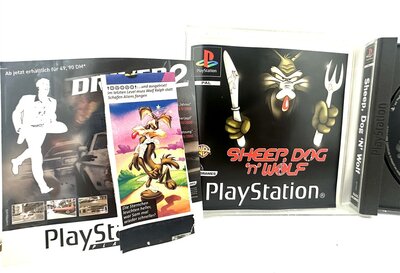 PlayStation Sheep Dog n Wolf Spiel PAL