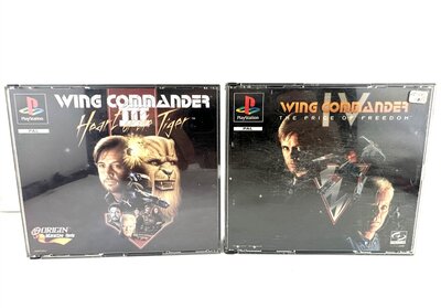 PlayStation Spiel Wing Commander III + IV PAL