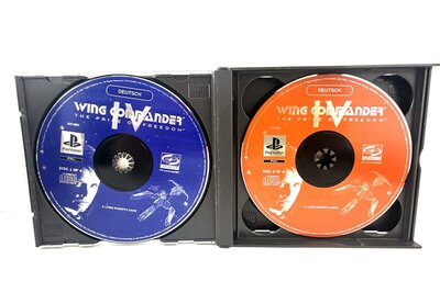 PlayStation Spiel Wing Commander III + IV PAL