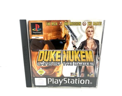 PlayStation Spiel Duke Nuken Land of the Babes PAL