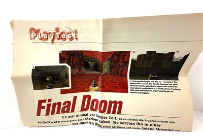 PlayStation Spiel Final Doom PAL