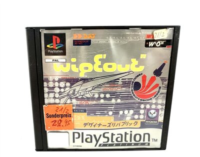 PlayStation Platinum Spiel Wipeout PAL