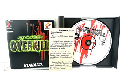PlayStation Spiel Projekt Overkill PAL wie NEU